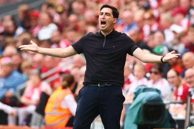 Liverpool manager Andoni Iraola Liverpool v Monaco, Pre Season Friendly, Football, Anfield, Liverpool, UK - 09 Aug 2026Liverpool Anfield United Kingdom EDITORIAL USE ONLY No use with unauthorised audio, video, data, fixture lists, club league logos or live services. Online in-match use limited to 120 images, no video emulation. No use in betting, games or single club league player publications. Copyright: xPaulxCurrie Shutterstockx 17051142ei