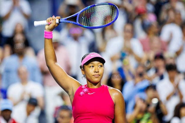 August 9, 2026, Toronto, On, Canada: Naomi Osaka of Japan waves to the crowd after her 6-4, 6-4, win over Leylah Fernandez of Canada during round of 16 National Bank Open Tennis action in Toronto, on Sunday, Aug. 9, 2026. Canada News - August 9, 2026 - ZUMAc35_ 20260809_zaf_c35_133 Copyright: xKeitoxNewmanx