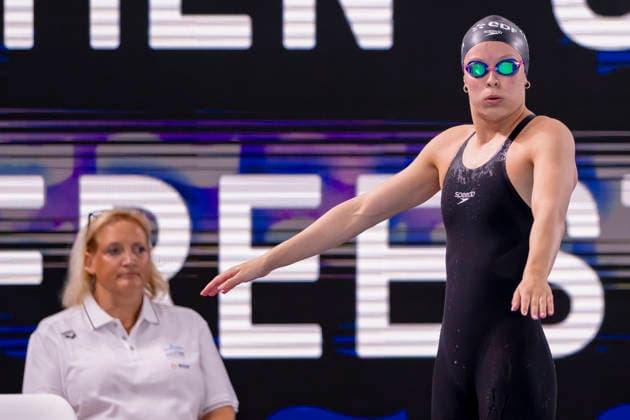 France, Paris, Centre Aquatique Olympique Metropole du Grand Paris, August 10, 2026, European Aquatics Championships – Artistic Swimming, Day 11, Morning Session, Linda Roth, SC Magdeburg, Germany, Photo by Eibner Pressefoto Tino Henschel European Aquatics Championships Artistic Swimming, Day 11, Morning Session, Paris Copyright: xEibnerxPressefotox