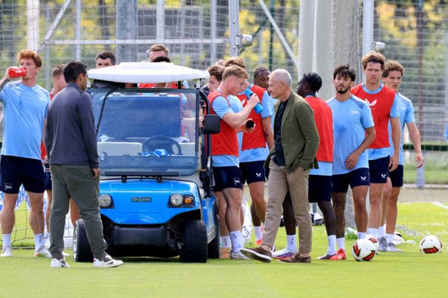 August 11, 2026, Germany, Soccer, 2. Bundesliga, 2026–2027 Season, Sportforum, Hertha BSC, Training Session with Dr. Peter Goerlich (Management), Hertha Players (2nd Division). DFB and DFL regulations prohibit any use of photographs as image sequences and or quasi-video. Berlin Sportforum, Berlin, Germany Copyright: xNordphotox xEnglerx