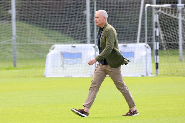 August 11, 2026, Germany, Soccer, 2. Bundesliga, 2026–2027 Season, Sportforum, Hertha BSC, Training, Dr. Peter Goerlich, Management, 2nd Division, DFB, DFL regulations prohibit any use of photographs as image sequences and or quasi-video, Berlin Sportforum, Berlin, Germany Copyright: xNordphotox xEnglerx