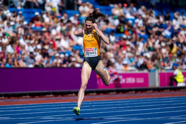 August 11, 2026, GBR, Track and Field, 2026 European Championships, Morning Session, Day 2, Birmingham Eileen Demes, Germany, Women s 400-meter hurdles, Semifinals, Birmingham Alexander Stadium, England, Great Britain Copyright: xNordphoto Memmlerx