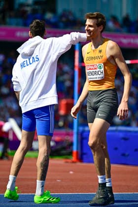 Falk WENDRICH, Germany, LAZ Soest, Men s High Jump, GBR, European Athletics Championships, Track and Field, August 11, 2026, GBR, European Athletics Championships, Track and Field, August 11, 2026, Birmingham Copyright: xEibnerxPressefoto JanxPapenfussx EP_JPS