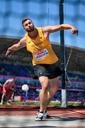 Henrik JANSSEN, Germany, SC Magdeburg, Men s Discus Throw, GBR, European Athletics Championships, Track and Field, August 11, 2026, GBR, European Athletics Championships, Track and Field, August 11, 2026, Birmingham Copyright: xEibnerxPressefoto JanxPapenfussx EP_JPS