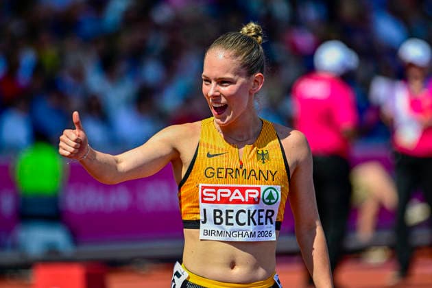 Jana Marie BECKER, Germany, Koenigsteiner LV, Women s 800m, GBR, European Athletics Championships, Track and Field, August 11, 2026, GBR, European Athletics Championships, Track and Field, August 11, 2026, Birmingham Copyright: xEibnerxPressefoto JanxPapenfussx EP_JPS