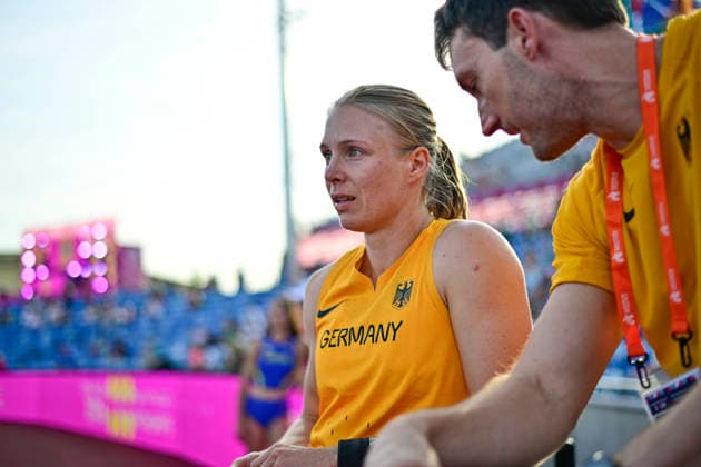 Anjuli KNAESCHE Germany, VfB Stuttgart, Women s Pole Vault GBR, European Athletics Championships, Track and Field, August 11, 2026, GBR, European Athletics Championships, Track and Field, August 11, 2026, Birmingham Copyright: xEibnerxPressefoto JanxPapenfussx EP_JPS