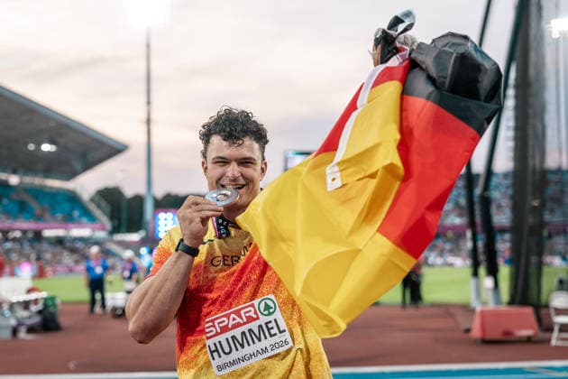 Merlin Hummel, Eintracht Frankfurt, Men s Hammer Throw, GBR, Track and Field, Athletics, 2026 European Athletics Championships, 2026 European Track and Field Championships, Birmingham 2026, August 9, 2026, GBR, Track and Field, Athletics, 2026 European Athletics Championships, 2026 European Track and Field Championships, Birmingham 2026, August 9, 2026, Birmingham Copyright: xStefanxMayerx EP_SMR