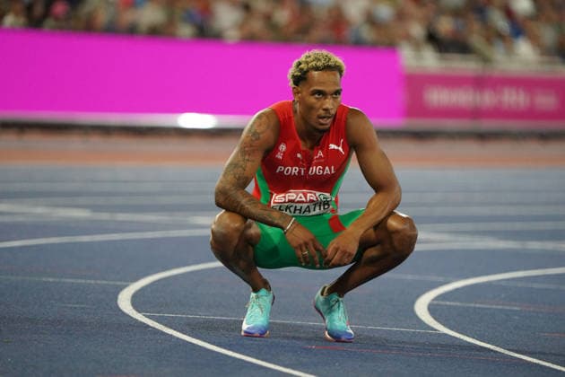 Birmingham, Track and Field, Athletics, EAA, 2026 European Athletics Championships in Birmingham, 10 08 17–08 20 26, Alexander Stadium, Birmingham, United Kingdom, Men’s 400m, Omar Elkhatib, Portugal. Copyright Gladys Chai von der Laage