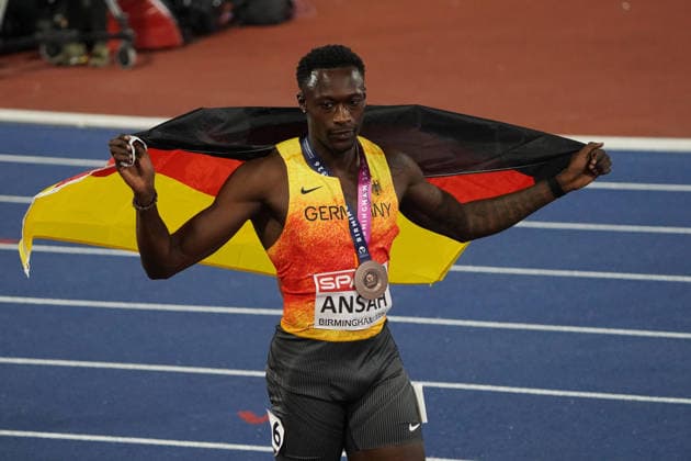 Birmingham, Track and Field, Athletics, EAA, 2026 European Athletics Championships in Birmingham, August 10–17, 2026, Alexander Stadium, Birmingham, United Kingdom, Men’s 100m, Owen Ansah, Germany (GER), Copyright Gladys Chai von der Laage