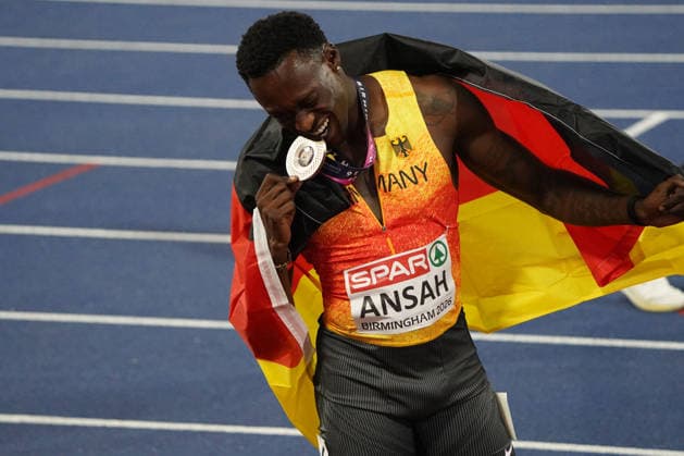 Birmingham, Track and Field, Athletics, EAA, 2026 European Athletics Championships in Birmingham, August 10–17, 2026, Alexander Stadium, Birmingham, United Kingdom, Men’s 100m, Owen Ansah, Germany (GER), Copyright Gladys Chai von der Laage