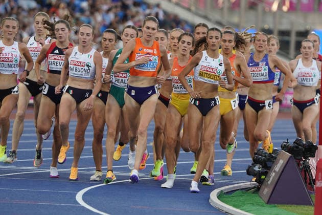 Birmingham, Track and Field, Athletics, EAA, 2026 European Athletics Championships in Birmingham, August 10–17, 2026, Alexander Stadium, Birmingham, United Kingdom, Women’s 5,000m Final, Fedreica D’El Buono, Maureen Koster, Nadia Battocletti, Italy, Copyright Gladys Chai von der Laage