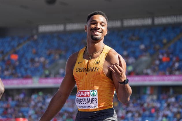 Birmingham, Track and Field, Athletics, EAA, 2026 European Athletics Championships in Birmingham, August 10–17, 2026, Alexander Stadium, Birmingham, United Kingdom, Decathlon, Men’s 100m, Leo Neugebauer, Germany (GER), Copyright Gladys Chai von der Laage