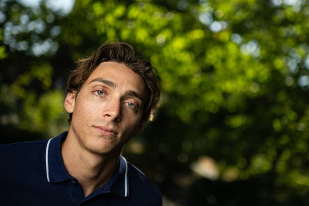 August 11, 2026: Armand Duplantis of the Swedish national track and field team poses for a portrait at a press event during Day 3 of the 2026 European Athletics Championships on August 11, 2026 in Birmingham. Photo by Maxim Thora, BILDBYRAN, code MT MT1067. track and field, athletics, friidrett, 2026 European Athletics Championships, Day 3, Sweden, press event, BBENG, Sweden, press conference, portrait Copyright: MAXIMxTHORE BB260812MT098