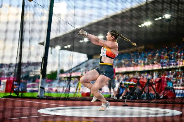 Aileen KUHN Germany, Eintracht Frankfurt, Women s Hammer Throw GBR, European Athletics Championships, Track and Field, August 12, 2026, GBR, European Athletics Championships, Track and Field, August 12, 2026, Birmingham Copyright: xEibnerxPressefoto JanxPapenfussx EP_JPS
