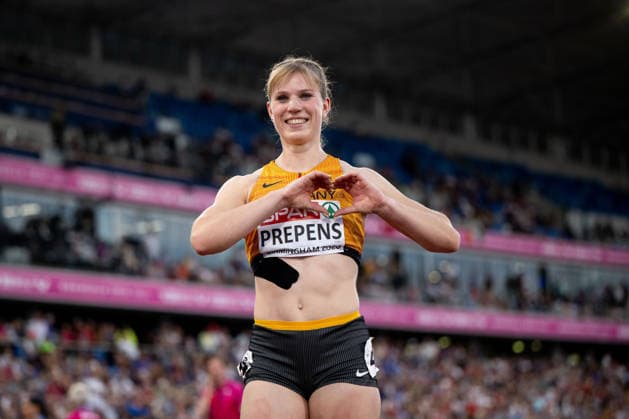 August 12, 2026, GBR, Track and Field, 2026 European Championships, Morning Session, Day 3, Birmingham; Talea Prepens, Germany, Women’s 200-meter, Semifinals, Alexander Stadium, Birmingham, England, Great Britain Copyright: xNordphoto Memmlerx
