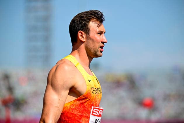Niklas KAUL, Germany, USC Mainz, Men s 100m Decathlon, GBR, European Athletics Championships, Track and Field, August 13, 2026, GBR, European Athletics Championships, Track and Field, August 13, 2026, Birmingham Copyright: xEibnerxPressefoto JanxPapenfussx EP_JPS
