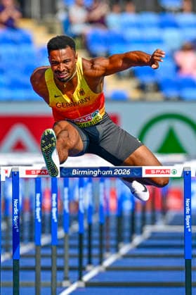 Leo NEUGEBAUER, Germany, VfB Stuttgart, Men s 100m Decathlon, GBR, European Athletics Championships, Athletics, August 13, 2026, GBR, European Athletics Championships, Athletics, August 13, 2026, Birmingham Copyright: xEibnerxPressefoto JanxPapenfussx EP_JPS