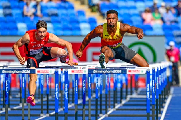 Leo NEUGEBAUER, Germany, VfB Stuttgart, Men s 100m Decathlon, GBR, European Athletics Championships, Athletics, August 13, 2026, GBR, European Athletics Championships, Athletics, August 13, 2026, Birmingham Copyright: xEibnerxPressefoto JanxPapenfussx EP_JPS