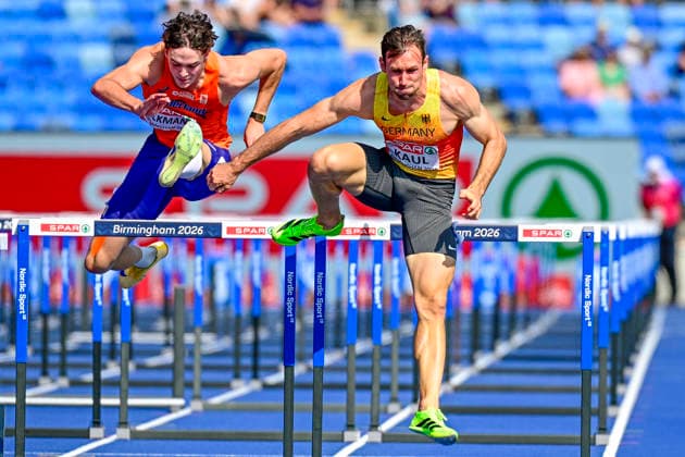 Niklas KAUL, Germany, USC Mainz, Men s 100m Decathlon, GBR, European Athletics Championships, Track and Field, August 13, 2026, GBR, European Athletics Championships, Track and Field, August 13, 2026, Birmingham Copyright: xEibnerxPressefoto JanxPapenfussx EP_JPS