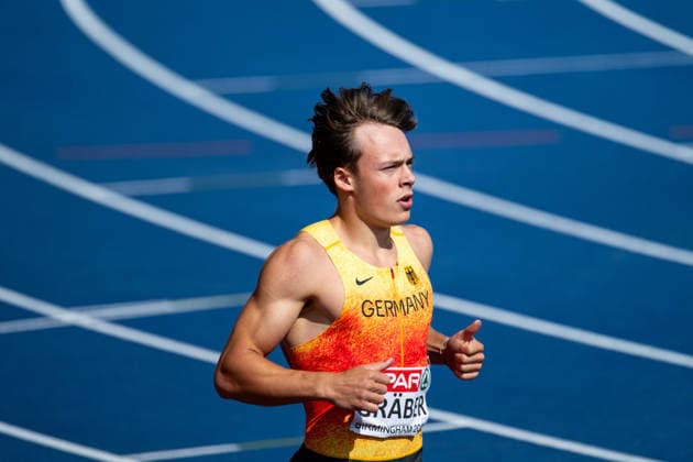 August 13, 2026, GBR, Track and Field, 2026 European Championships, Morning Session, Day 4, Birmingham Amadeus Gräber, Germany, Men s Decathlon, 110-meter hurdles, Birmingham Alexander Stadium, England, Great Britain Copyright: xNordphoto Memmlerx