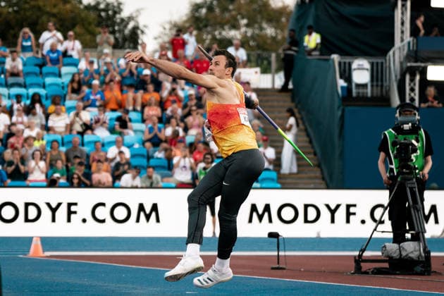Niklas Kaul, USC Mainz, Men s Decathlon, GBR, Track and Field, Athletics, 2026 European Athletics Championships, 2026 European Track and Field Championships, Birmingham 2026, August 9, 2026, GBR, Track and Field, Athletics, 2026 European Athletics Championships, 2026 European Track and Field Championships, Birmingham 2026, August 9, 2026, Birmingham Copyright: xStefanxMayerx EP_SMR
