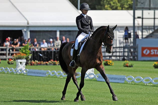 Julia Krajewski GER, Germany, riding Uelzeners Nickel, Nickel, Dressage test, Eventing Dressage, FEI Eventing World Championship, DHL Prize, Individual and Team, AACHEN FEI World Championships 2026, World Equestrian Festival, 2026 World Equestrian Games, Aachen 2026, Welcome Home 2026, Aachen Soers, August 11–23, 2026, Equestrian Sports, August 14, 2026, Aachen Soers, Germany