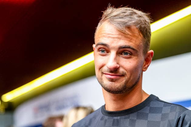 Nico Mueller, Porsche Formula E Team, No. 51, in an interview in the Media Pen, ABB FIA Formula E World Championship, London e-Prix 2026, United Kingdom, Season 12 (2025–26), Round 16, July 14, 2026, ABB FIA Formula E World Championship, 2026 London ePrix, United Kingdom, Season 12 (2025–26), Round 16, July 14, 2026, London Copyright: xEibner-Pressefoto LauraxRoemerx EP_LRR