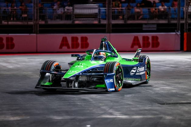 Sebastien Buemi, Envision Racing, 16th in Free Practice 1, ABB FIA Formula E World Championship, 2026 London e-Prix, United Kingdom, Season 12 (2025–26), Round 16, July 14, 2026, ABB FIA Formula E World Championship, 2026 London ePrix, United Kingdom, Season 12 (2025–26), Round 16, July 14, 2026, London Copyright: xEibner-Pressefoto LauraxRoemerx EP_LRR