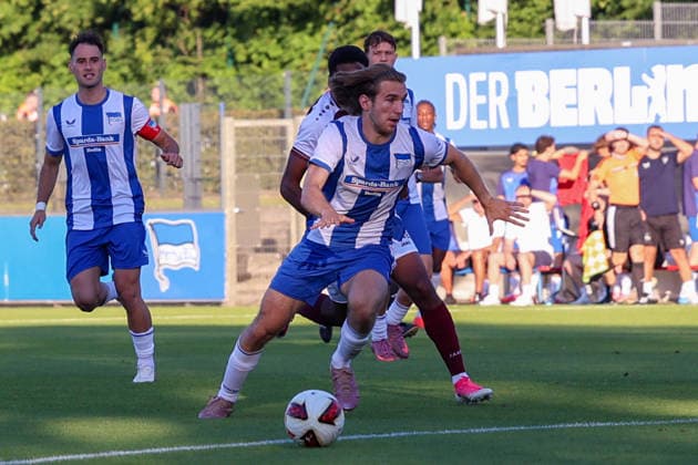 August 14, 2026, Hertha BSC II vs. BFC Dynamo, Regionalliga 2026–2027, Matchday 5, Sebastian Weiland, Hertha BSC II, 31, Berlin, Berlin, Germany