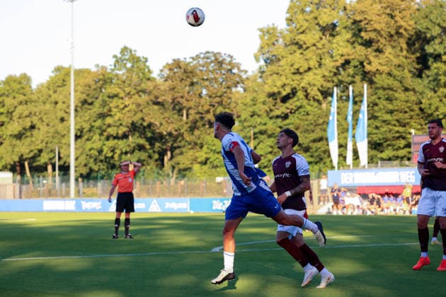 August 14, 2026, Hertha BSC II vs. BFC Dynamo, Regionalliga 2026–2027, Matchday 5, Shalva Ogbaidze, Hertha BSC II, 22, Berlin, Berlin, Germany
