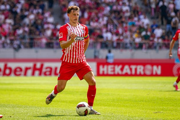 German Soccer, Season Opener, Exhibition Match, Friendly Match, August 15, 2026, SC Freiburg vs. Crystal Palace FC (England), Europa-Park Stadium, Freiburg im Breisgau, Maximilian Eggestein, SC Freiburg, 8 Copyright: xJOERANxSTEINSIEKx
