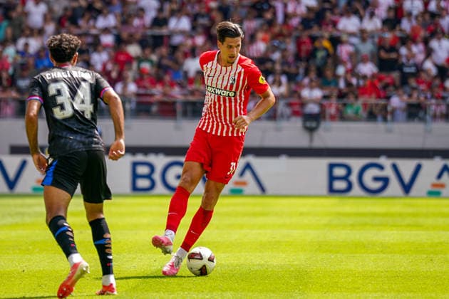 German Soccer, Season Opener, Exhibition Match, Friendly Match, August 15, 2026, SC Freiburg vs. Crystal Palace FC (England), Europa-Park Stadium, Freiburg im Breisgau, Igor Matanovic, SC Freiburg, 31 Copyright: xJOERANxSTEINSIEKx