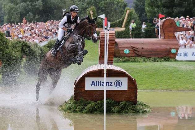 Julia Krajewski GER, Germany, riding Uelzeners Nickel, Nickel, Eventing Cross-Country, FEI Eventing World Championship, DHL Prize, Individual and Team, Cross-Country Test, Cross-Country, AACHEN FEI World Championships 2026, World Equestrian Festival, 2026 World Equestrian Championships, Aachen 2026, Welcome Home 2026, Aachen Soers, August 11–23, 2026, Equestrian Sports, August 15, 2026, Aachen Soers, Germany