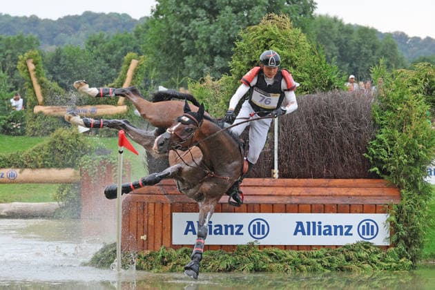 Toshiyuki Tanaka (JPN, Japan) on Jefferson (JRA), Allianz Insurance, Eventing Dressage, FEI Eventing World Championship, DHL Prize, Individual and Team, Cross-Country, Cross-Country Stage, Cross Country, AACHEN FEI World Championships 2026, World Equestrian Festival, 2026 World Equestrian Championships, Aachen 2026, Welcome Home 2026, Aachen Soers, August 11–23, 2026, Equestrian Sports, August 15, 2026, Aachen Soers, Germany