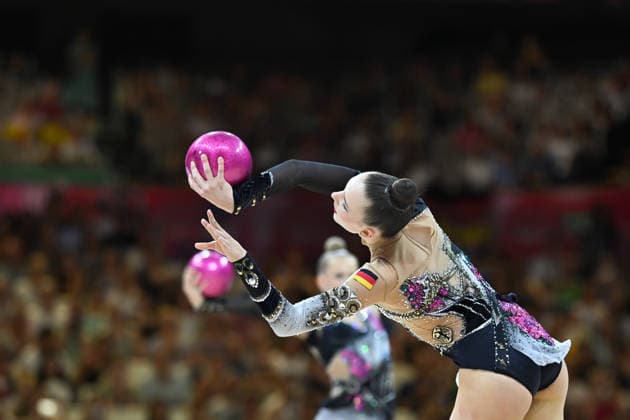 Helena Ripken, Germany, Rhythmic Gymnastics World Championships, Group All-Around, August 15, 2026, Rhythmic Gymnastics World Championships, Group All-Around, August 15, 2026, Frankfurt Copyright: xEibner-Pressefoto xHoepnerx EP_PHR