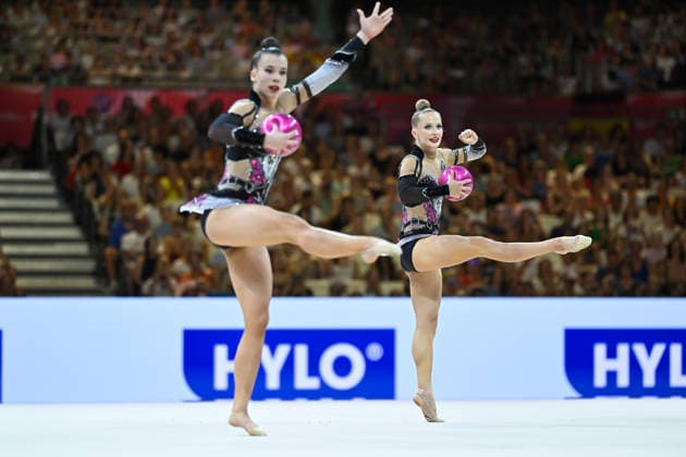 Anja Kosan, Germany, Rhythmic Gymnastics World Championships, Group All-Around, August 15, 2026, Rhythmic Gymnastics World Championships, Group All-Around, August 15, 2026, Frankfurt Copyright: xEibner-Pressefoto xHoepnerx EP_PHR