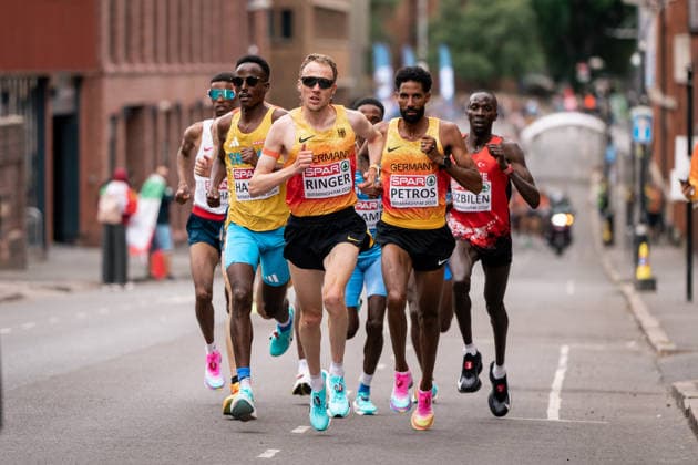 Amanal Petros Hannover 96, Men s Marathon, Richard Ringer LC Rehlingen, Men s Marathon, GBR, Track and Field, Athletics, 2026 European Athletics Championships, 2026 European Track and Field Championships, Birmingham 2026, August 9, 2026, GBR, Track and Field, Athletics, 2026 European Athletics Championships, 2026 European Track and Field Championships, Birmingham 2026, August 9, 2026, Birmingham Copyright: xStefanxMayerx EP_SMR