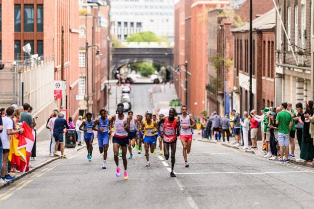 August 16, 2026: Suldan Hassan of Sweden competes in the men’s marathon on day 7 of the 2026 European Athletics Championships on August 16, 2026 in Birmingham. Photo by Mathias Bergeld, BILDBYRAN, code MB MT1072. track and field, athletics, friidrett, friidrotts EM, 2026 European Athletics Championships, Day 7, Sweden, marathon Copyright: MATHIASxBERGELD BB260816MB019