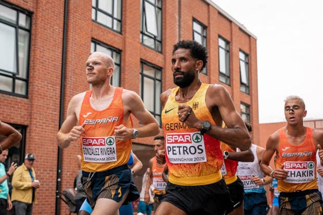 Amanal Petros Hannover 96, Men s Marathon, GBR, Track and Field, Athletics, 2026 European Athletics Championships, 2026 European Track and Field Championships, Birmingham 2026, August 9, 2026, GBR, Track and Field, Athletics, 2026 European Athletics Championships, 2026 European Track and Field Championships, Birmingham 2026, August 9, 2026, Birmingham Copyright: xStefanxMayerx EP_SMR