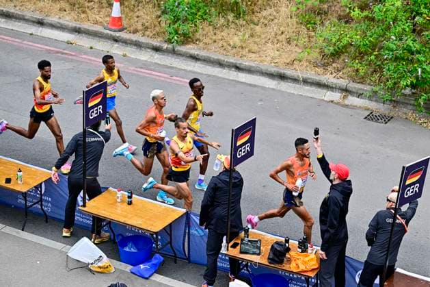 Simon BOCH (Germany), Düsseldorf Athletics, MARATHON TEAM Men Amanal PETROS (Germany), Hannover 96, MARATHON Men GBR, European Athletics Championships, Athletics, August 16, 2026, GBR, European Athletics Championships, Athletics, August 16, 2026, Birmingham Copyright: xEibnerxPressefoto JanxPapenfussx EP_JPS