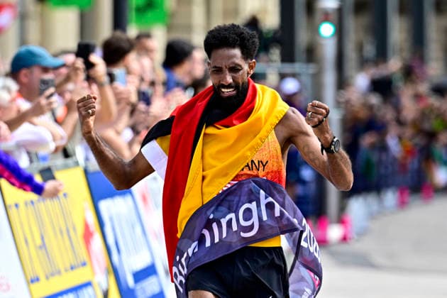 Amanal PETROS Germany, Hannover 96, MARATHON Men GBR, European Athletics Championships, Track and Field, August 16, 2026, GBR, European Athletics Championships, Track and Field, August 16, 2026, Birmingham Copyright: xEibnerxPressefoto JanxPapenfussx EP_JPS