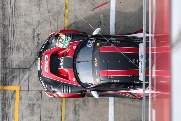 August 16, 2026, GER, Motorsports, ADAC DTM, 2026 Season, Nürburgring, Bastian Buus, Denmark, Country, Motorsports, Porsche 911 GT3 R, 29th in the pit lane during Sunday’s DTM race at the Nürburgring, Nürburg, Rhineland-Palatinate, Germany Copyright: xnordphotoxGmbHx xKnabx
