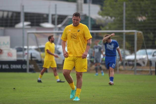Hot Temperatures Niklas Suele SV Tiefenbach, 22, SV Tiefenbach vs. SG Kirchardt, Soccer, bfv Sinsheim District League, Matchday 1, 2026–2027, August 16, 2026, SV Tiefenbach vs. SG Kirchardt, Soccer, bfv Sinsheim District League, Matchday 1, 2026–2027, August 16, 2026, Östringen Copyright: xEibner-Pressefoto VornamexNachnax EP_JPA