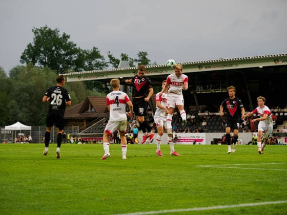 Alexander Groiss, VfB Stuttgart U23, 06 takes a throw-in, GER, Soccer, VfB Stuttgart II vs. Viktoria Cologne, 3. Liga, Matchday 2, 2026–2027 season, August 16, 2026 GER, Soccer, VfB Stuttgart II vs. Viktoria Cologne, 3. Liga, Matchday 2, 2026–2027 season, August 16, 2026 Aspach Copyright: xCarstenxSchweringx EP_CSG