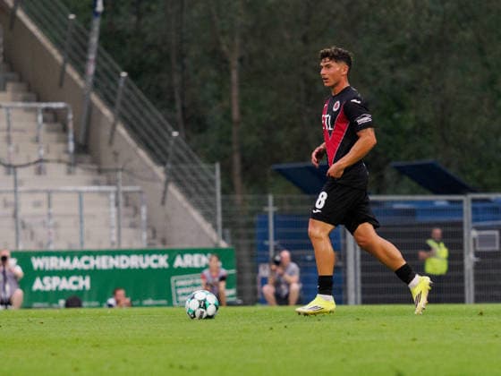Taylan Duman, FC Viktoria Cologne, 08 am Ball GER, Soccer, VfB Stuttgart II vs. Viktoria Cologne, 3rd Division, Matchday 2, 2026–2027 Season, August 16, 2026 GER, Soccer, VfB Stuttgart II vs. Viktoria Cologne, 3. Liga, Matchday 2, 2026–2027 Season, August 16, 2026 Aspach Copyright: xCarstenxSchweringx EP_CSG