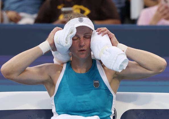 August 16, 2026, Mason, Ohio, USA: LIUDMILA SAMSONOVA during the match against C. Gauff of USA in the second round of tennis tournament WTA, Tennis Damen 1000 Cincinnati Open in Mason, USA. Samsonova lost 6:2, 4:6, 1:6. Tennis: Cincinnati Open - Liudmila Samsonova 6:2, 4:6, 1:6 Coco Gauff - ZUMAc278 20260816_zsp_c278_078 Copyright: xMarcinxCholewinskix