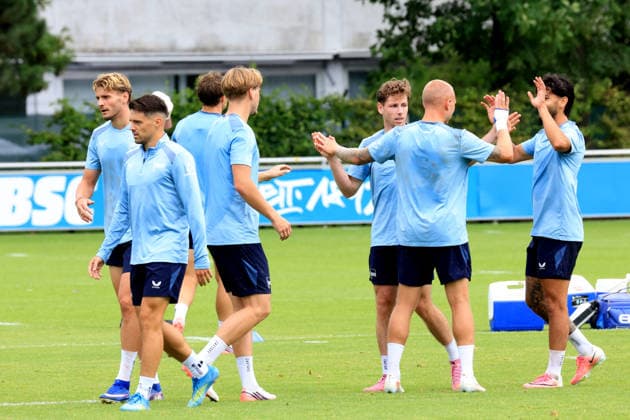 August 18, 2026, Germany, Soccer, 2. Bundesliga, 2026–2027 Season, Sportforum, Hertha BSC, Hertha player group training, Josip Brekalo, Hertha BSC Berlin, 2. Bundesliga, DFB and DFL regulations prohibit any use of photographs as image sequences and or quasi-video. Berlin Sportforum, Berlin, Germany Copyright: xNordphotox xEnglerx