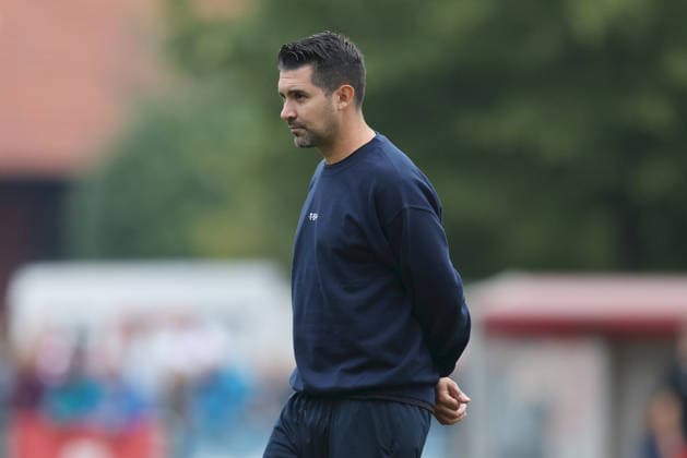August 18, 2026, Men s, Soccer, 2026–2027 season, Bavarian Regional League, Matchday 5: TSV Aubstadt vs. TSV 1860 Munich; Alper Kayabunar, Head Coach, TSV 1860 Munich; Sulzfeld School Stadium, Aubstadt; NGN Arena, Bavaria, Germany