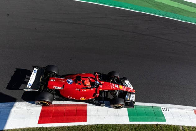 Charles Leclerc (MON) - Scuderia Ferrari HP during the Practice 2 session of the Formula 1 Pirelli Gran Premio d Italia 2026 at Autodromo Nazionale Monza in Monza, Italy. Round 15 of 24 of the 2026 FIA Formula One World Championship, WM, Weltmeisterschaft held September 4-6, 2026. The Autodromo Nazionale Monza, the Temple of Speed, is the fastest circuit on the calendar and home of the tifosi. Formula 1 Pirelli Gran Premio d Italia 2026 - Round 15 of 24 - Autodromo Nazionale Monza, Monza, Italy F1-2026-R15-ITA
