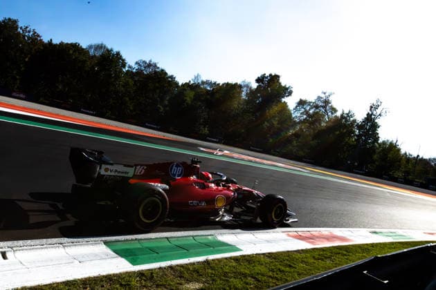 Charles Leclerc (MON) - Scuderia Ferrari HP during the Practice 2 session of the Formula 1 Pirelli Gran Premio d Italia 2026 at Autodromo Nazionale Monza in Monza, Italy. Round 15 of 24 of the 2026 FIA Formula One World Championship, WM, Weltmeisterschaft held September 4-6, 2026. The Autodromo Nazionale Monza, the Temple of Speed, is the fastest circuit on the calendar and home of the tifosi. Formula 1 Pirelli Gran Premio d Italia 2026 - Round 15 of 24 - Autodromo Nazionale Monza, Monza, Italy F1-2026-R15-ITA